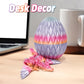 Flavery 3D Printed Flying Dragon Egg - Winged Dragon In Diamond Easter Eggs, Flexible Crystal Animal Inside, Mystery Dragon Eggs