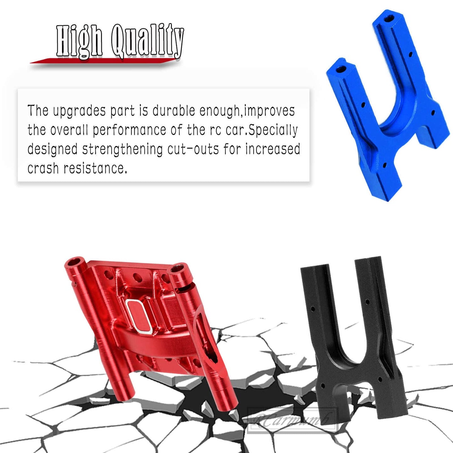 Rcarmumb Center Diff Mount Upgrades Part for ARRMA 1/8 Kraton/Notorious/Outcast/Talion/Typhon,1/7 Felony/Infraction/Fireteam/Moj