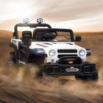 OTTARO 12V Ride on Cars Truck Electric Car for Kids,12V Battery Powered Vehicle with Remote Control, MP3,LED Lights, Spring Susp