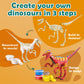 Drama Planet Air Dry Clay Dinosaur Craft Kit For Kids, Build And Design Your Own Dinosaurs With Modeling Clay, 3 Dinosaur Fossil