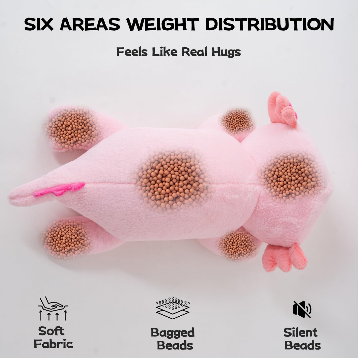 Gudisi 2 Pounds Weighted Capybara Stuffed Animals 15.7Inch Weighted Capybara Plush,Huggable Companion For Kids & Adults Gift For