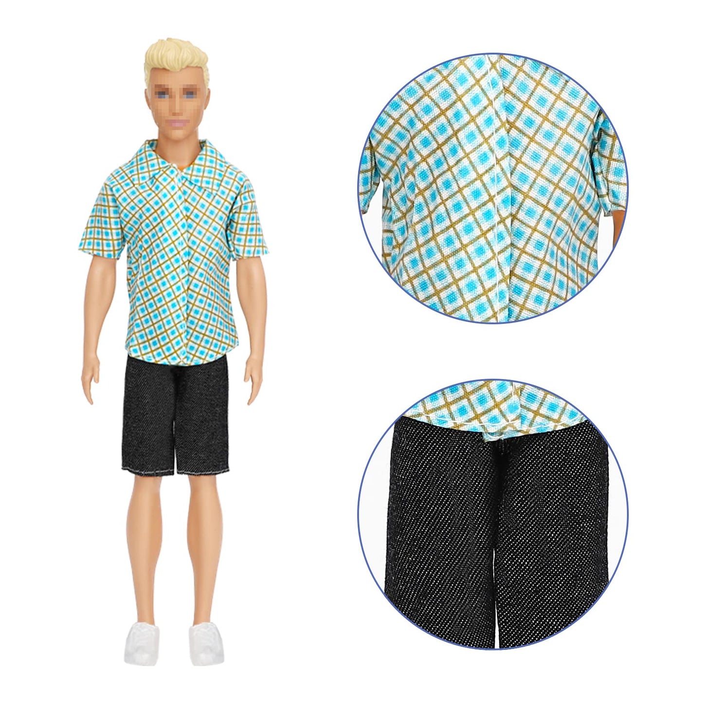 Sotogo 29 Pieces Doll Clothes And Accessories For 12 Inch Boy Doll Include 12 Sets Doll Clothes/Casual Clothes/Outdoor Outfits And 4 Pairs Of Shoes