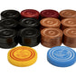 Pam Herbals Professional Carrom Board Game - Wooden with 24 Coins & 2 Strikers, 8mm Size, Ideal for Champions