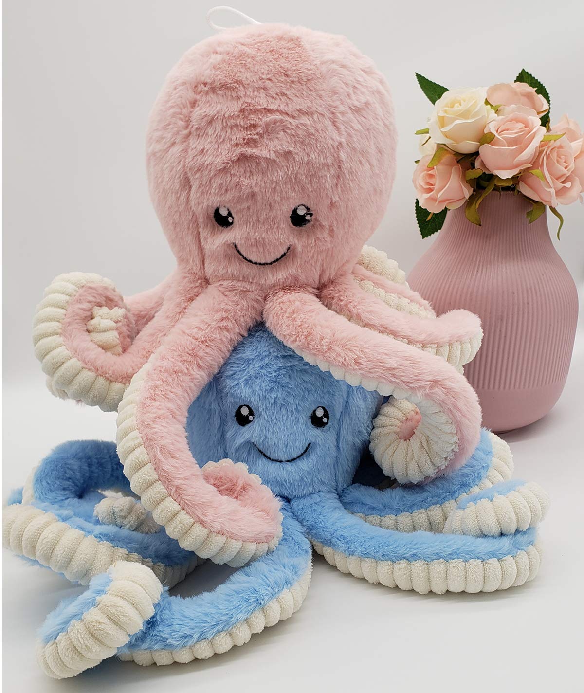 My Super Star Octopus Stuffed Animals, Octopus Plush Toys For Kids Girls Boys Friends Family Birthday Xmas Gift Present Sea Critters (Blue, Medium (15.7''))