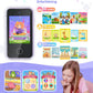 JOYJAM Phone for Kids Age 3-8,Kids Smart Phone for Girls Christmas Birthday Gifts,Toy Phone with Dual Camera Music Player Puzzle