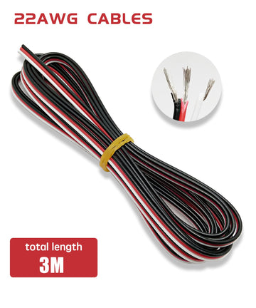 HOPLEX 60Sets JST Servo Connector Kits Plug Male/Female Crimp Pin Cable Kit Compatible JST SYP Futaba servo Wire Extension Cable