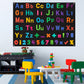 WATINC 151Pcs Alphabets Letters Numbers Felt Board Story Preschool Set Colorful ABC Letter Upper Lower Case Math Symbols Large W