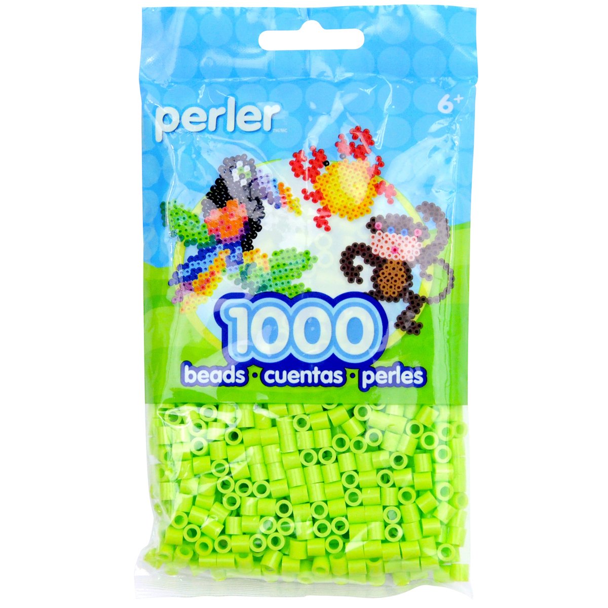 Perler Beads Fuse Beads for Crafts, 1000pcs, Pear Green
