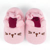 BABESIDE Baby Doll Shoes - Cute Pink Paw Pattern for 20-24 Inch Dolls, Cotton Material