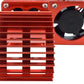 Apex RC Products 540/550 Aluminum Heat Sink W/Two 30mm Fans - 3 Colors to Choose from (Red)