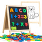 Innocheer Magnetic Letters And Numbers For Toddlers, Magnetic Board For Kids, Abc Alphabet Magnets, Educational Dry Erase Board - Whiteboard & Chalkboard For Toddlers Writing & Drawing Kids Toys