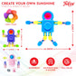 12 Pack Pop Fidget Spinners Party Favors Supplies Prizes For Kids Adults,Sensory Fidget Toys Deformable Diy Chain For Its Stress