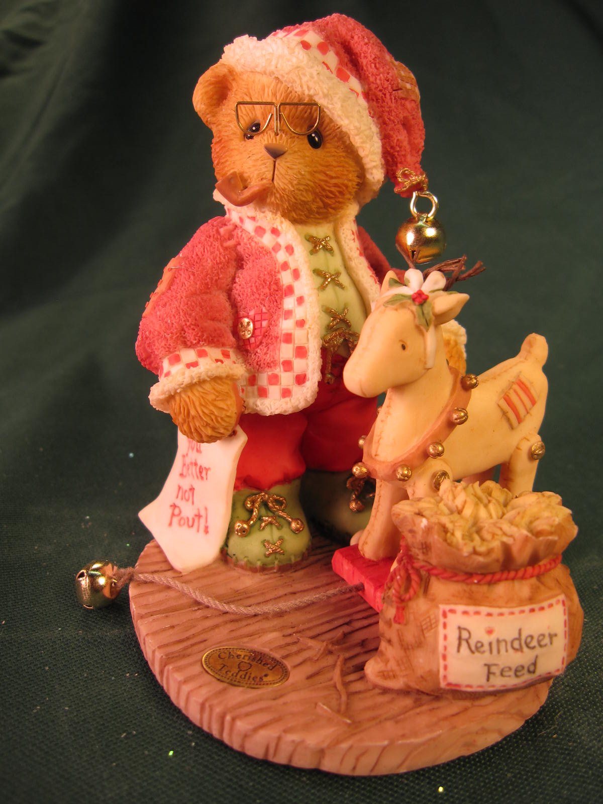 Cherished Teddies.......... Wendall... Have You Been Naughty Or Nice