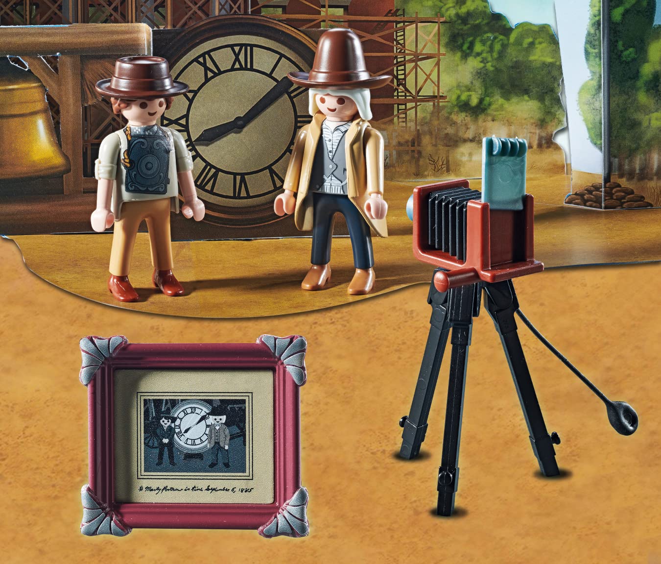 Playmobil Advent Calendar - Back to the Future Part III, Multicolor, Plastic, 46 x 31.5 x 10 cm, Model 70576