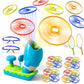 Bennol Outdoor Game Toys For Kids Ages 3-5 4-8, Flying Disc Launcher Outdoor Outside Toys Gifts For 3 4 5 6 7 8 Year Old Boys Kids, Ideas Outside Outdoor Toys For Kids Toddlers Boys Ages 3-5 6-8 4-8