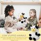 Wettarn 8 Pcs Cow Stuffed Animal 9.4'' Cow Plush Toys Party Decorations For Girls Boys