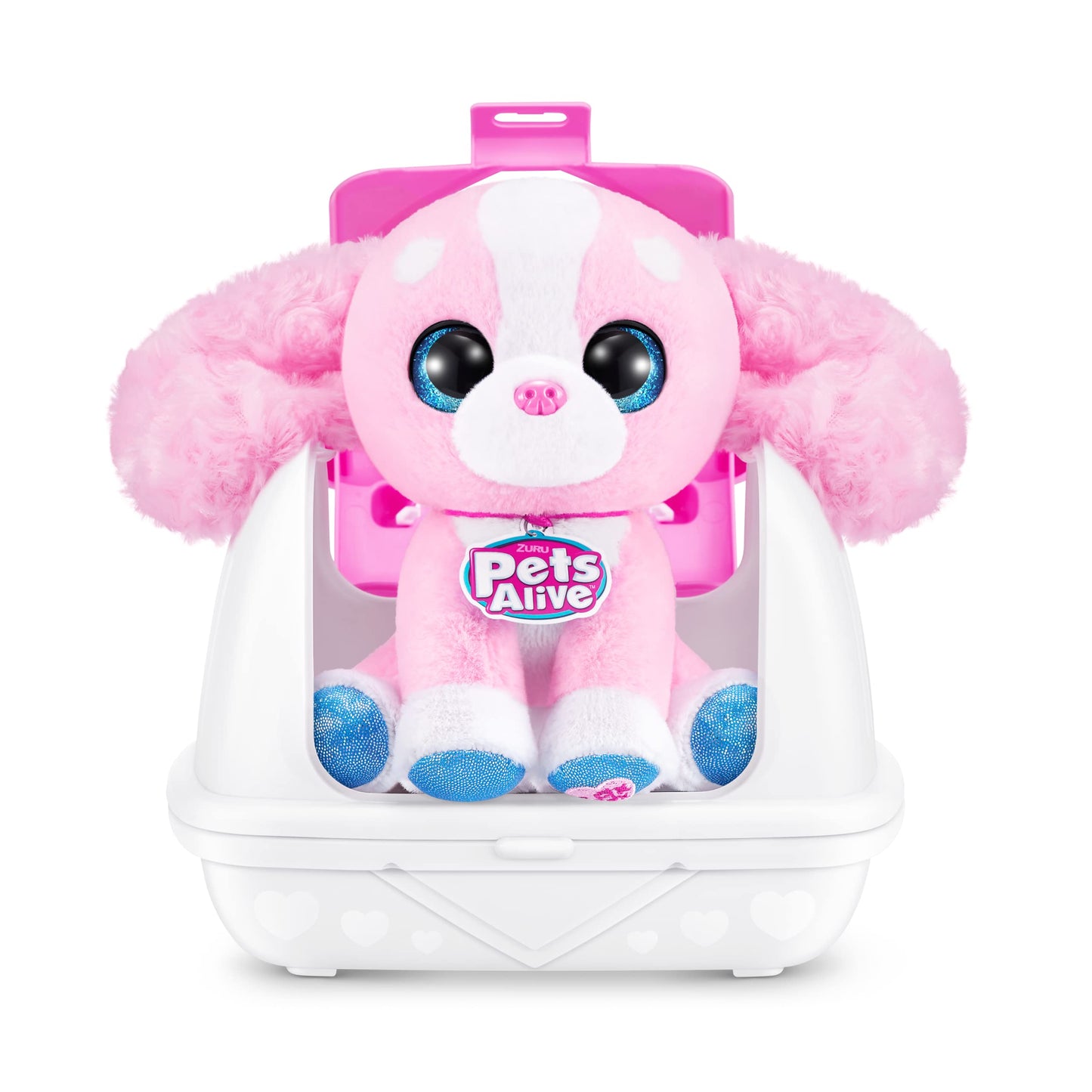 Pets Alive Cocker Spaniel Puppy Plush Toy - Electronic Speak & Repeat, Series 3, Cotton Material, Model 9540H, Cocker Spaniel Color