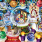 Vermont Christmas Company 1000 Piece Nativity Snow Globes Jigsaw Puzzle - Copper Material, Model VC1175