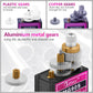 Beffkkip [8-Pack] MG90S 9g Servo Motor Micro Metal Gear for Robot Car Plane RC Helicopter Arduino