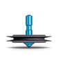 Plexity Labs Ufo Tops - Lubbock Lights - Metal Spinning Top (Black Titanium.)