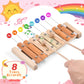Ehome Xylophone, Baby Musical Instruments Montessori Wooden Toys For Toddlers 1-3, Aesthetic Musical Toys With Modern Boho Xylophone For Kids Baby Preschool Educational Birthday Gifts