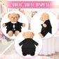 Set Of Tuxedo Outfit, Bear Clothes Suitable For 13-15 Inch, Bear Clothes, Stuffed Animal Clothes, Bear Accessories For Your Own