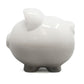 Child to Cherish Ombre Ceramic Piggy Bank, Gray