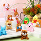 Zhanmai 100 Pcs Mini Plush Stuffed Animal Bulk Small Animal Toys Keychain Party Favors Easter Egg Stuff For Kids Birthday Valentine Carnival Classroom Prizes Gift Goodie Bag Filler(Cute Style)
