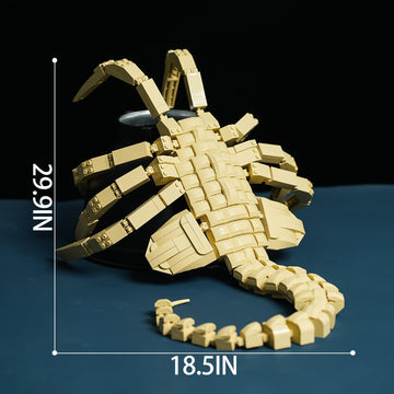 Xenomorph Facehugger Action Figure Building Kit Compatible With Lego,Cool Halloween Horror Toys For Adults And Boys 8-14 Years U