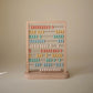 mushie Wooden Abacus Toy | Montessori Educational for Kids 2 Years+ | Muted Multicolor