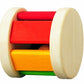 Plantoys Wooden Roller Rattle Toy For Babies | Montessori Baby Sensory Toy With Gentle Sound | Eco-Friendly Crawling & Motor Ski