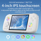 Rg 406H Retro Handheld Game Console With 4-Inch Ips Screen Rgb Lighting Handheld Retro Gaming Console With Android 13 System And