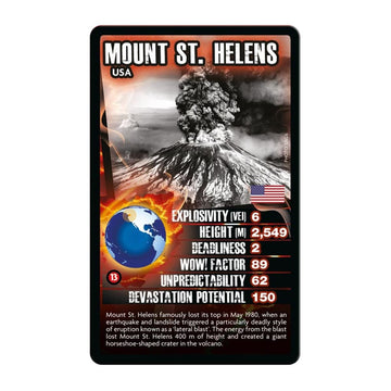 Top Trumps Volcanoes Card Game - One Size, Engaging Gameplay, Perfect for Family Fun and Educational Play