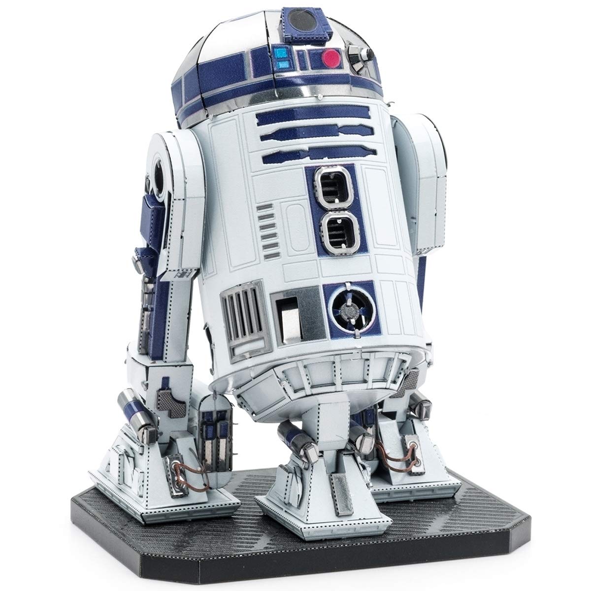 Metal Earth Puzzle 3D Premium Series R2-D2 Star Wars Metal Puzzles Buildable Model Kits For Adults Challenging Level 7.19 X 5.51 X 9.5 Cm