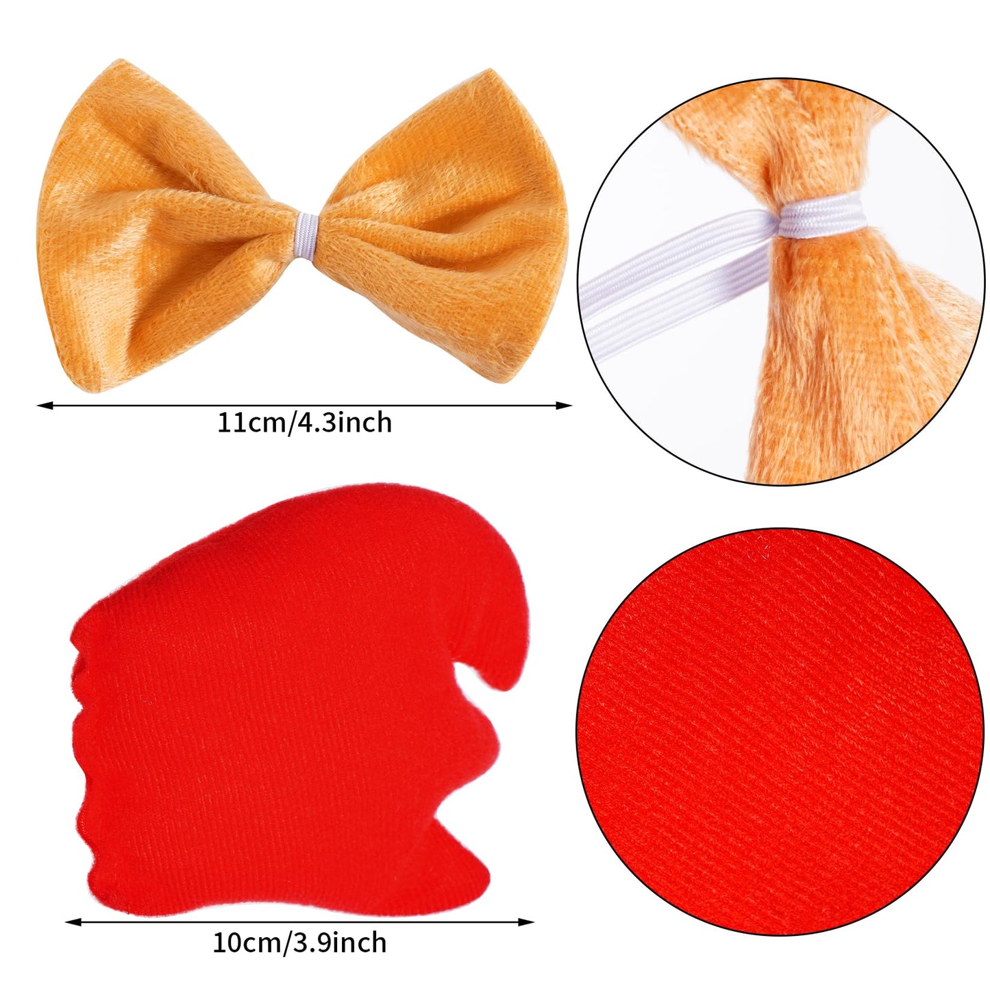 Jmkcoz Chicken 3D Animal Costume 3D Chick Headband Bowtie Tail Tutu Set For Halloween Christmas Cosplay Party (Khaki)