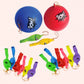 25 Pc Set, 12 Oversized 20 Pow Inflatable Baseball Bats, 12 Punch Balloon, 1 Huge 30 Bopper - for Superhero Theme Birthday Par