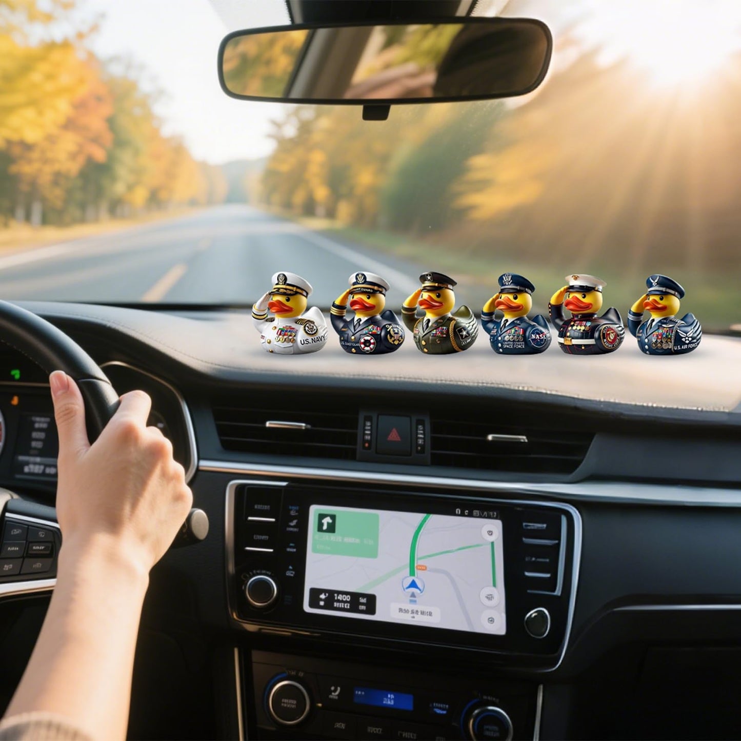 evqosiv Veterans Memorial Duck, Rubber Ducky Gifts, Resin Veteran Duck Figurines Forces Memorial Rubber Ducks Army Military Rubb