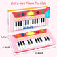 BAOLI 24 Keys Piano Keyboard for Kids, Multifunctional Portable Electronic Piano Educational Musical Instrument Toys, Birthday G