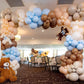 Bear Balloon Garland Arch Kit 121Pcs Brown Blue And Bear Foil Woodland Animal Balloons For We Can Bearly Waits Bear Theme Birthd