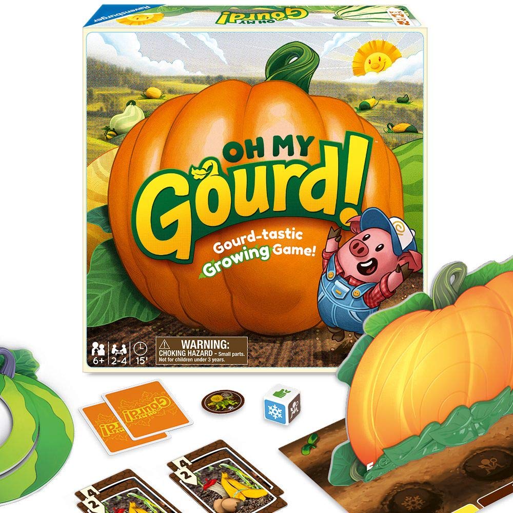 Ravensburger Oh My Gourd! Family Game For Boys & Girls Age 6 & Up - A Fun & Fast Family Game You Can Play Over & Over
