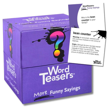 ? Word Teasers More Funny Sayings - Even More Funny Word Game & Conversation Starter For Kids, Teens & Adults - Idiom Game - Fam