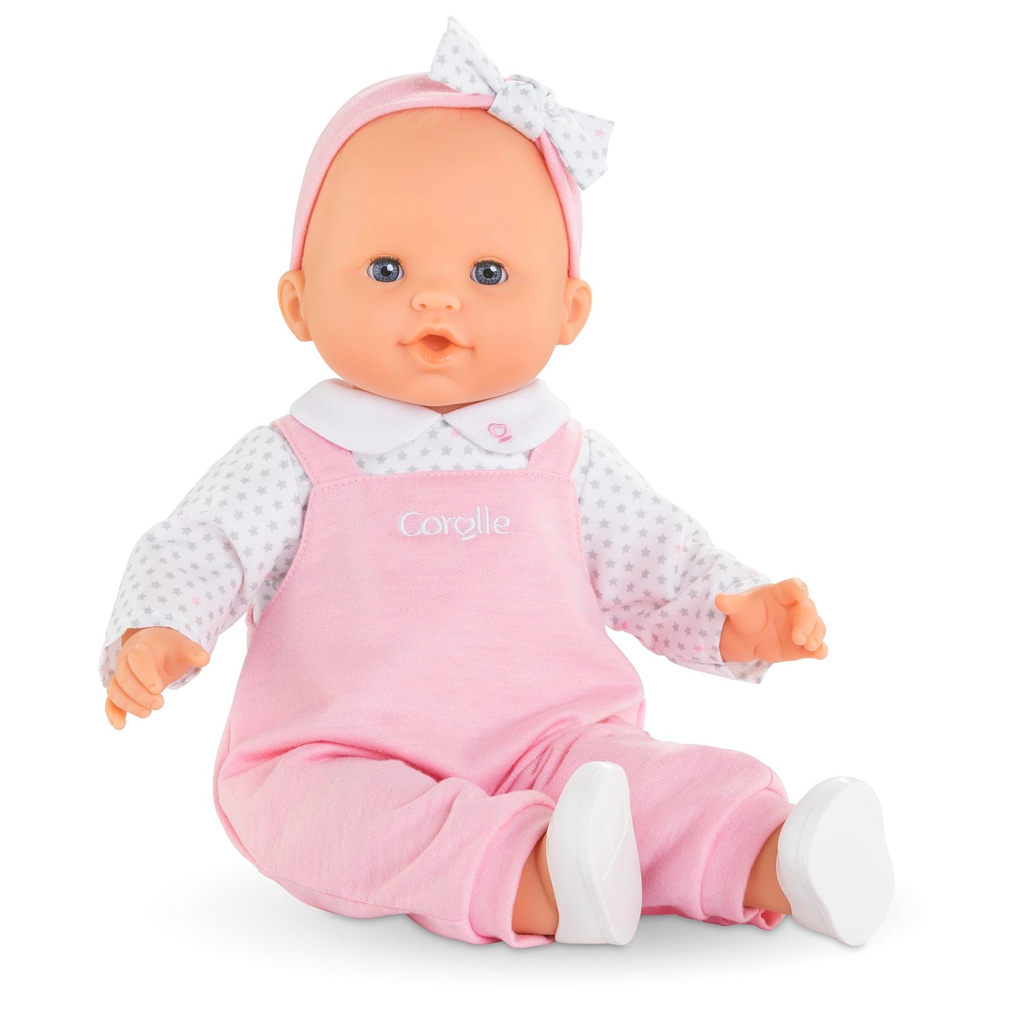 Corolle Lise Baby Doll 14 Inch Soft Body for Kids Ages 3 and Up Vanilla Scented with Brushable Hair Pink Outfit Sleeping Eyes En