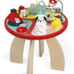 Janod Baby Forest Wooden Activity Table - 4 Play Areas - 23.2' Tall - Ages 1+ - J08018