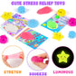 Oliker 32 Pack Valentines Day Cards With Cute Mochi Squishy Toys, Glow In The Dark Kawaii Mini Squishies Stress Relief Toys, Val