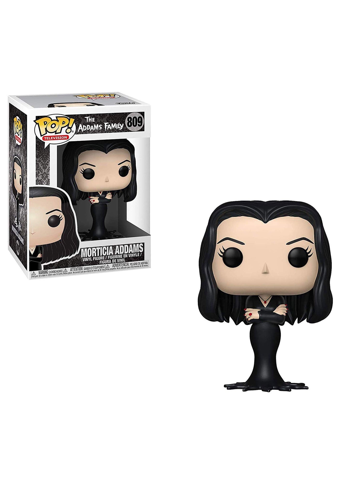 Funko Pop! TV Morticia - The Addams Family Vinyl Figure, Multicolor, Model 39163