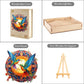 Woodemon Wooden Jigsaw Puzzles, Mandala Hummingbirds (670Pcs-Xl-19.7*19.7In) Wooden Puzzles For Adults Kids, Unique Shape Animal Wood Puzzles Jigsaw Christmas Puzzles Xmas Gifts Birthday Family Game