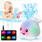 Baby Bath Toys 6-12-18 Months:Light Up Toddla Whale Bath Toy Sprinkler Infant Spraying Whale Bath Toy For Kids Ages 1-3 0-2-4 Wa