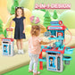 deAO Doctor Kit for Kids Pretend Medical Station Set Medical Instruments Stethoscope with Realistic & Lights Doctor Pretend Play