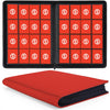 1000+ Pockets Trading Card Binder  enhanced 16 Pocket Card Binder  Ringless Side Loading Collection Album Holder Folders for MTG  TCG  Game Cards & Sports Cards (Red)