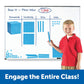 Learning Resources LER6366 Gigantic Magnetic Base Ten Set, Blue, 1/Each